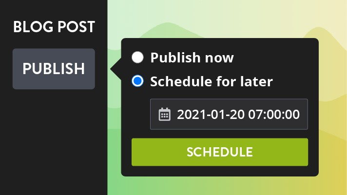 Schedule Post with Strikingly Schedule Post with Strikingly